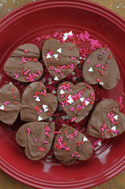 Valentine Milk Chocolatey Brownie Bites