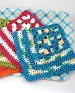 Granny Crochet Dishcloth