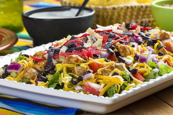 South-of-the-Border BBQ Chicken Salad