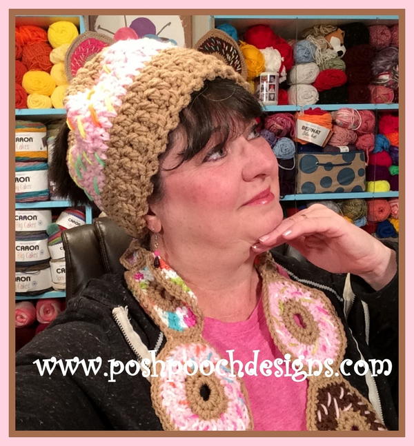 Sprinkle Donut Messy Bun Hat Sprinkle Donut Messy Bun Hat