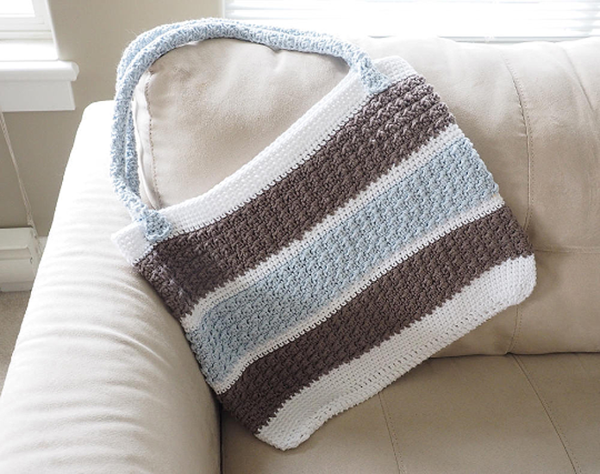 Aligned Cobble Stitch Anytime Tote Aligned Cobble Stitch Anytime Tote