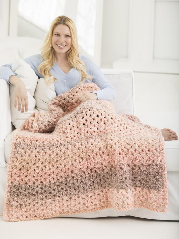 Lazy Girl Crochet Blanket Pattern