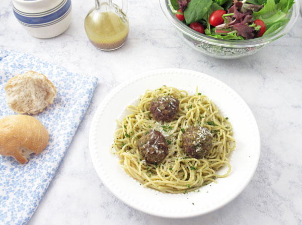 Pesto Meatballs Pesto Meatballs