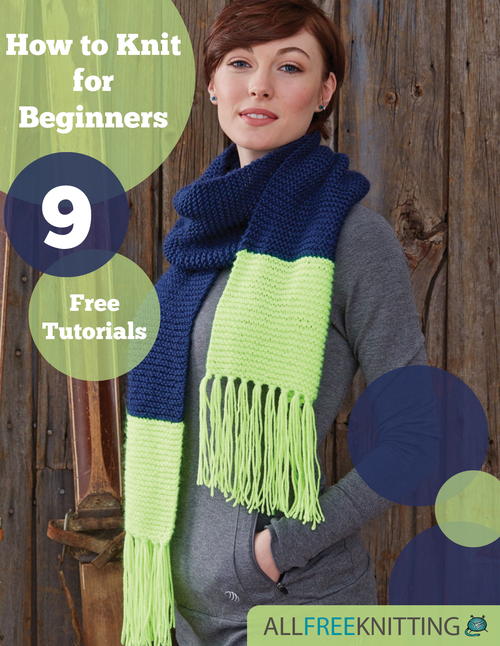 "Knitting for Beginners: 9 Free Tutorials" eBook