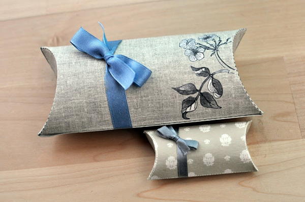 Printable Pillow Gift Boxes