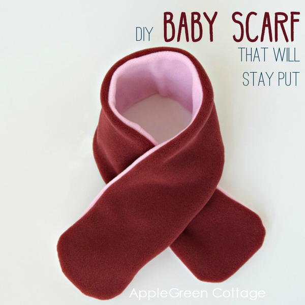 How To Make A Baby Scarf That Will Stay Put How To Make A Baby Scarf That Will Stay Put