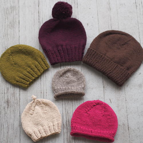 Basic Beginner Hats for the Family Basic Beginner Hats for the Family
