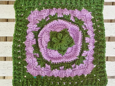 Spring Sea Flower Granny Square