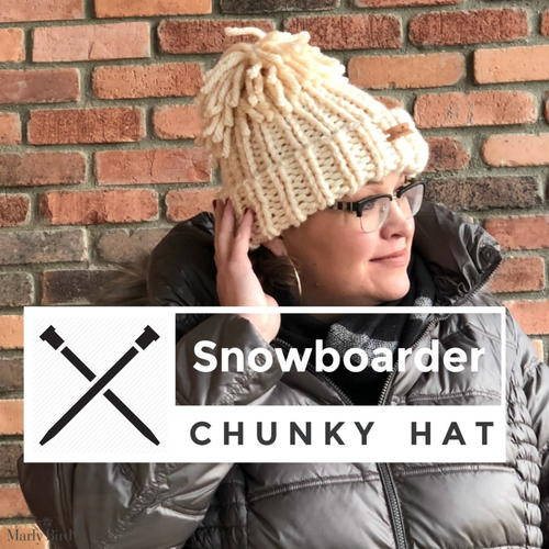 Knit Snowboarder Chunky Hat Knit Snowboarder Chunky Hat