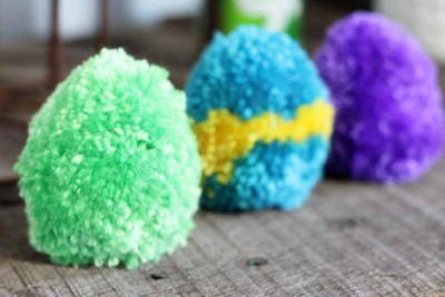 Easter Egg Pom Pom Craft