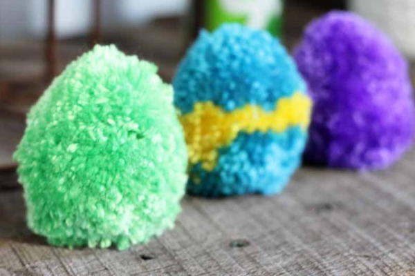 Easter Egg Pom Pom Craft Easter Egg Pom Pom Craft
