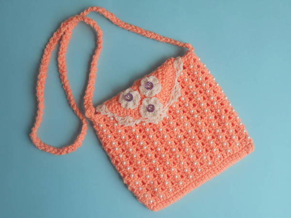 Crochet Beaded Purse Design Crochet Beaded Purse Design