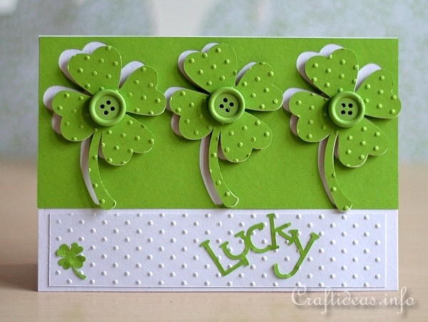 Lucky St Patricks Day Card Lucky St. Patrick's Day Card