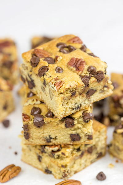 Chocolate Pecan Blondies Chocolate Pecan Blondies