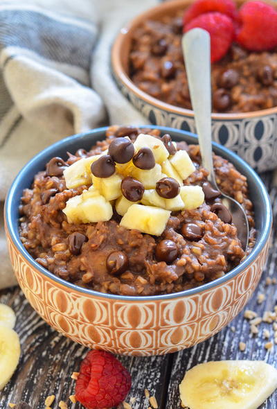 Healthy Instant Pot Chocolate Steel Cut Oats Healthy Instant Pot Chocolate Steel Cut Oats