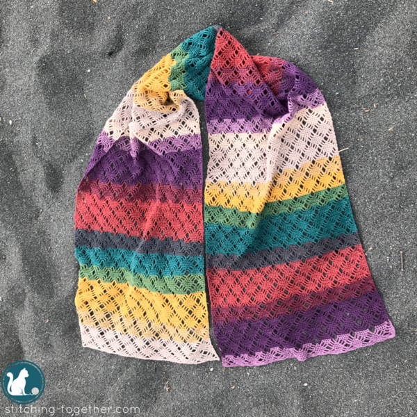 Wrap Me in Diamonds Crochet Scarf Wrap Me in Diamonds Crochet Scarf