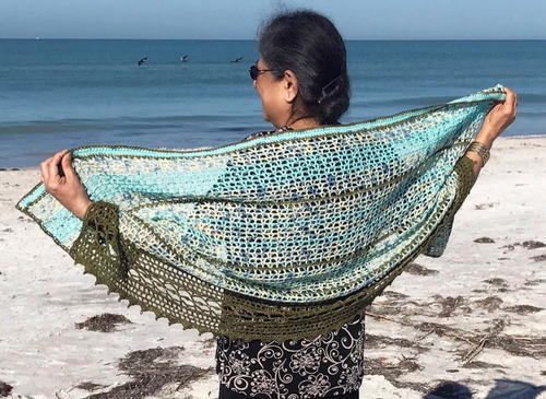 Sargassum Free Crochet Shawl Pattern Sargassum Free Crochet Shawl Pattern