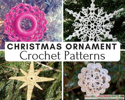 Crochet Ornaments: 30 Free Christmas Patterns