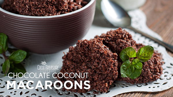 Chocolate Coconut Macaroons Chocolate Coconut Macaroons