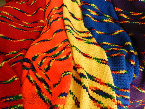 Fiesta Rainbow Crochet Blanket Pattern Fiesta Rainbow Crochet Blanket Pattern