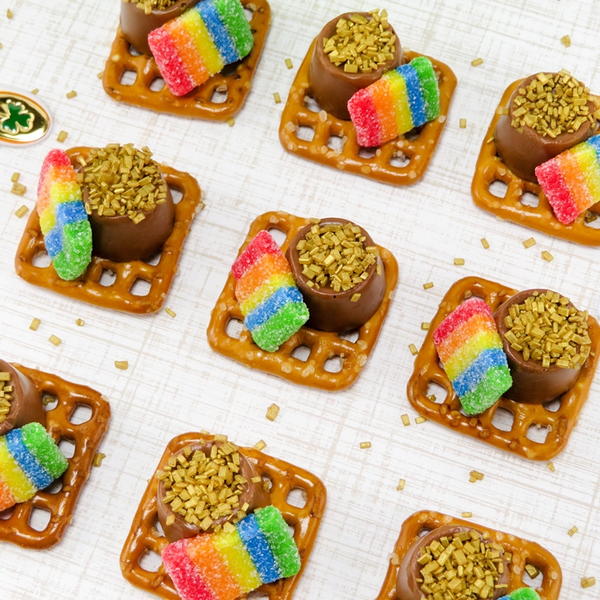 St Patricks Day Pot of Gold Pretzels St. Patrick’s Day Pot of Gold Pretzels
