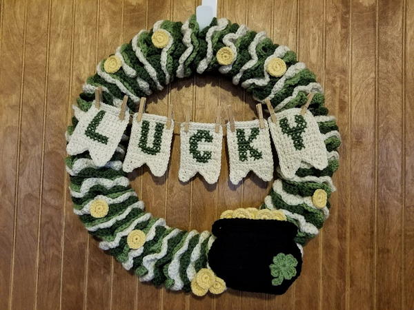 St Patricks Day Wreath St. Patrick's Day Wreath