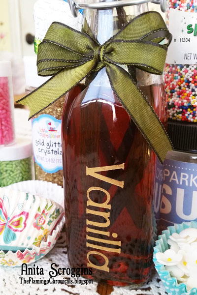 Etched Vanilla Jar Etched Vanilla Jar