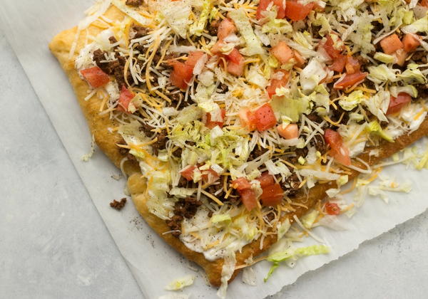 Easy Taco Pizza Recipe Easy Taco Pizza Recipe