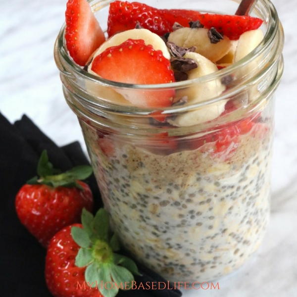 Strawberry Banana Oatmeal Parfait