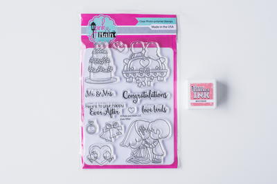 Pink and Main Ever After Stamp Set