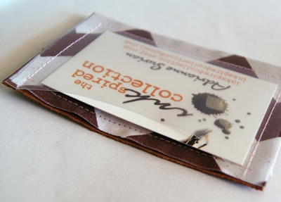 DIY Business Card Holder