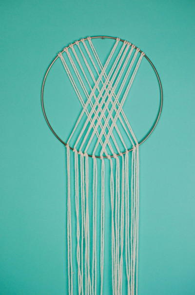 DIY Yarn Wall Hanging DIY Yarn Wall Hanging