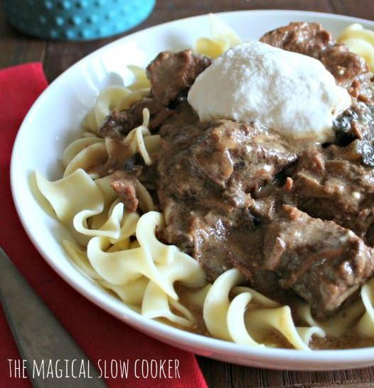 Sour Cream Beef Stroganoff Sour Cream Beef Stroganoff