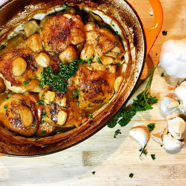 Chicken with 40 Cloves of Garlic Chicken with 40 Cloves of Garlic