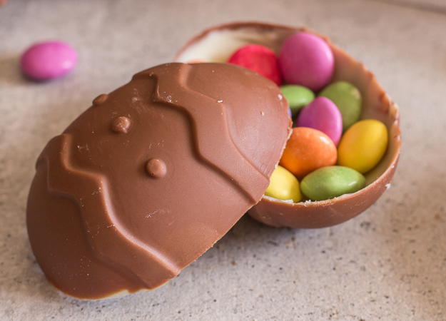 Homemade Double Chocolate Easter Eggs