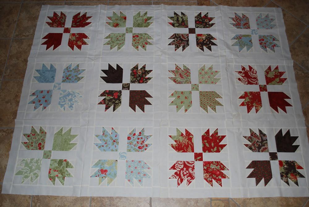 Vintage Inspired Bear Claw Quilt FaveQuilts vintage-inspired-bear-claw-quilt-favequilts