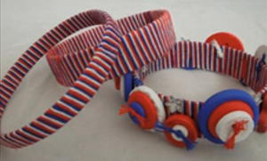 Patriotic Water Bottle Bracelet