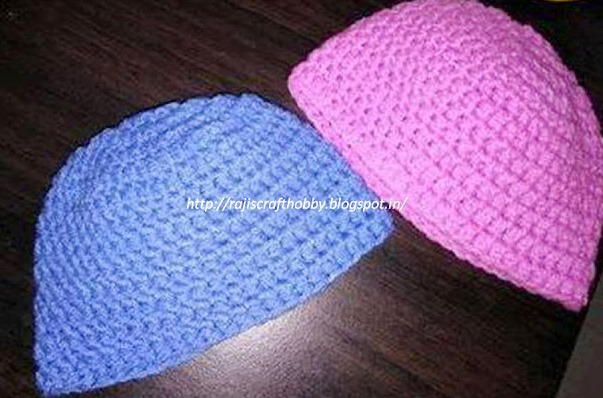 Simple Crochet Beanie Cap for Newborn Simple Crochet Beanie Cap for Newborn