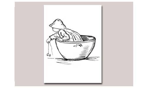 Gorgeous Vintage Wet Weather Child to Colour Gorgeous Vintage Wet Weather Child to Colour