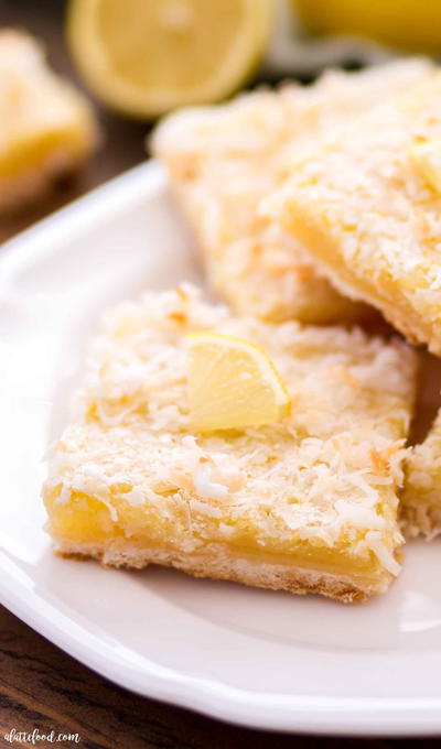 Coconut Lemon Bars Coconut Lemon Bars