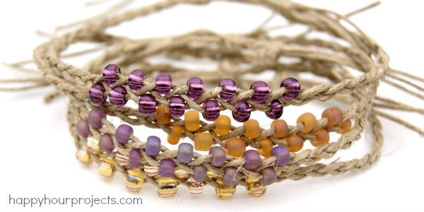 10-Minute Braided Bead Bracelets 10-Minute Braided Bead Bracelets