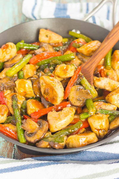 Honey Garlic Chicken Stir-Fry Honey Garlic Chicken Stir-Fry