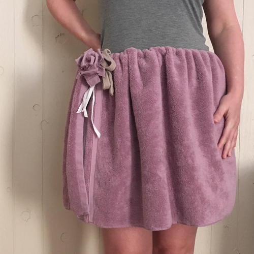 Terrycloth Towel Skirt