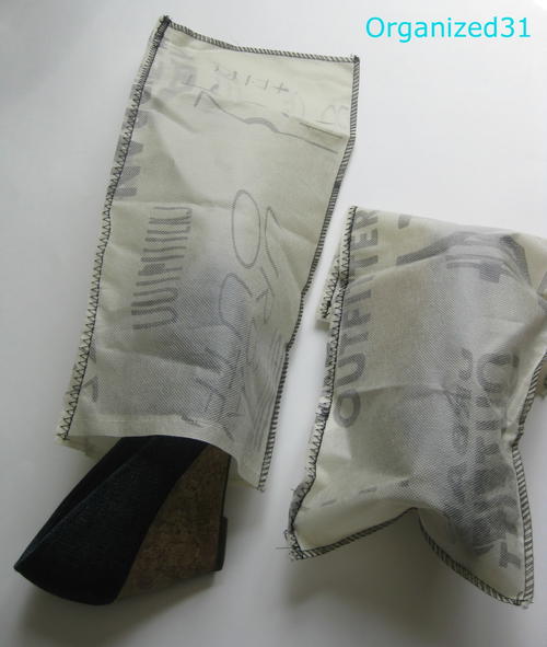 DIY Travel Shoe Bags DIY Travel Shoe Bags