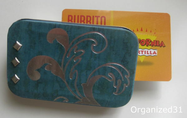 Chic DIY Rewards Card Organizer Chic DIY Rewards Card Organizer