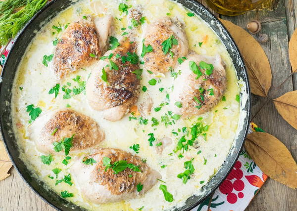 Creamy Chicken and Vegetables Creamy Chicken and Vegetables