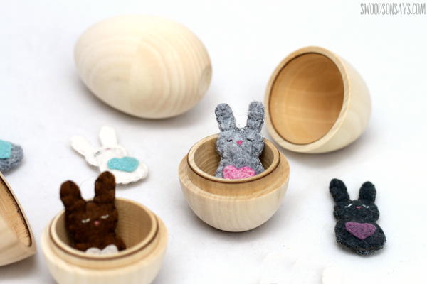 Mini Felt Bunny Mini felt bunny