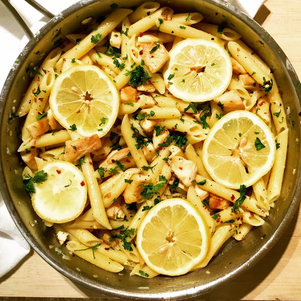 Lemon Garlic Butter Pasta with Chicken Lemon Garlic Butter Pasta with Chicken
