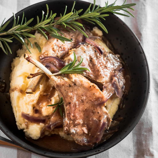 Easter Rack of Lamb with Potato Puree Easter Rack of Lamb with Potato Puree