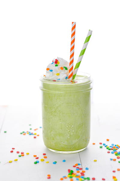 Healthy Shamrock Shake Healthy Shamrock Shake
